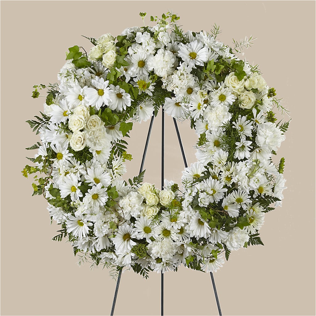 Faithful Wishes Wreath – MARTHA'S FLOWER & GIFT SHOP, Bushnell FL