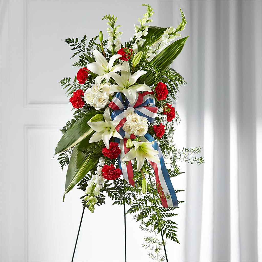 Stars of Life Standing Spray – MARTHA'S FLOWER & GIFT SHOP, Bushnell FL