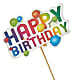 Happy Birthday Pick – MARTHA'S FLOWER & GIFT SHOP, Bushnell FL