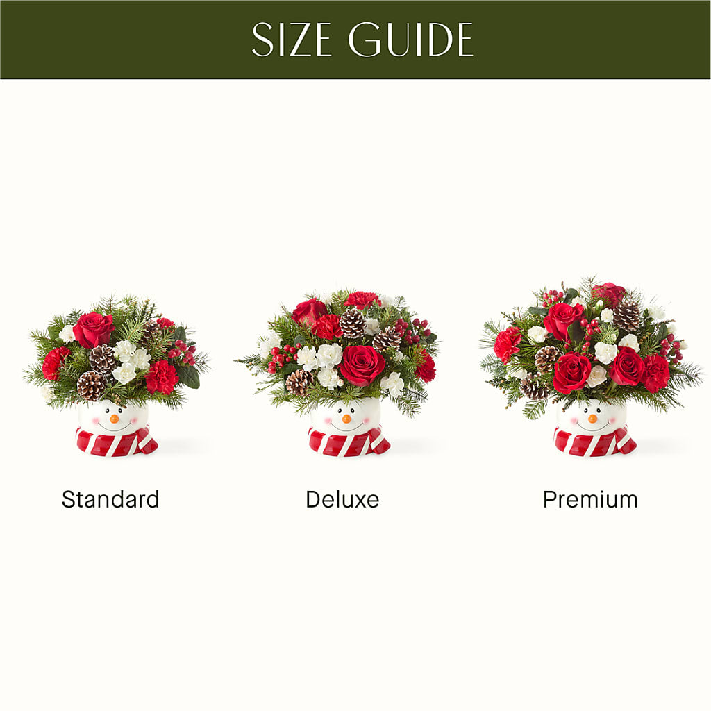 Jolly Snowman Bouquet – MARTHA'S FLOWER & GIFT SHOP, Bushnell FL