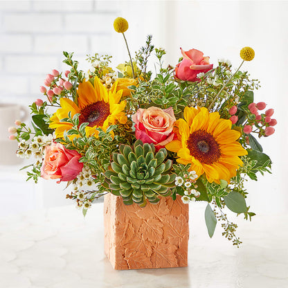 Sunflower Season Bouquet – MARTHA'S FLOWER & GIFT SHOP, Bushnell FL