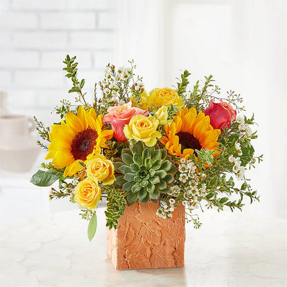 Sunflower Season Bouquet – MARTHA'S FLOWER & GIFT SHOP, Bushnell FL