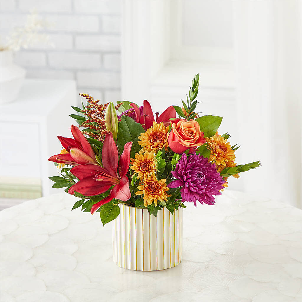 Burgundy Landscape Bouquet – MARTHA'S FLOWER & GIFT SHOP, Bushnell FL