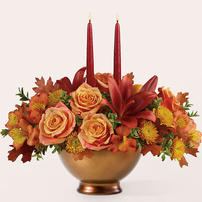 Harvest Table Centerpiece – MARTHA'S FLOWER & GIFT SHOP, Bushnell FL