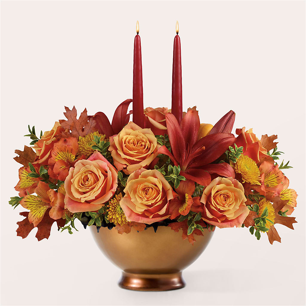 Harvest Table Centerpiece – MARTHA'S FLOWER & GIFT SHOP, Bushnell FL