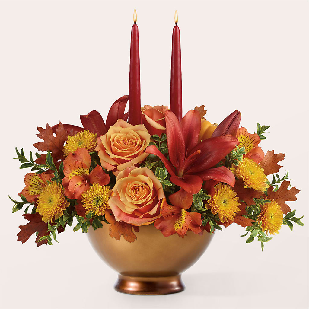 Harvest Table Centerpiece – MARTHA'S FLOWER & GIFT SHOP, Bushnell FL