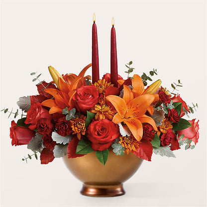 Fruits of Fall Centerpiece – MARTHA'S FLOWER & GIFT SHOP, Bushnell FL