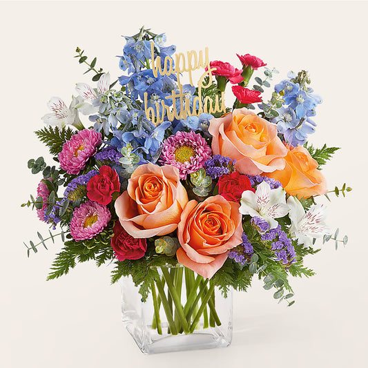 Birthday Bash Bouquet – MARTHA'S FLOWER & GIFT SHOP, Bushnell FL