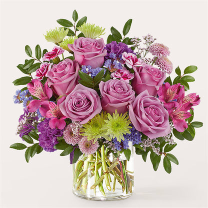 Glass Half Full Bouquet – MARTHA'S FLOWER & GIFT SHOP, Bushnell FL
