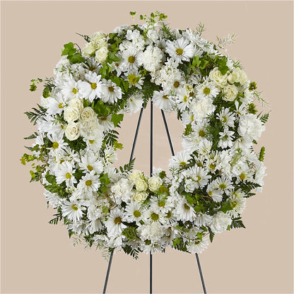 Faithful Wishes Wreath – MARTHA'S FLOWER & GIFT SHOP, Bushnell FL