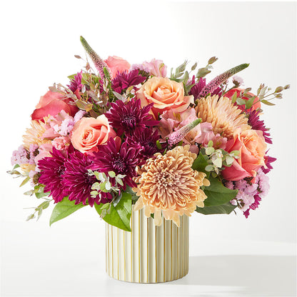 Berry Cobbler Bouquet with Ivory Vase – MARTHA'S FLOWER & GIFT SHOP, Bushnell FL
