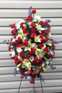 Patriotic Remembrance Standing Spray